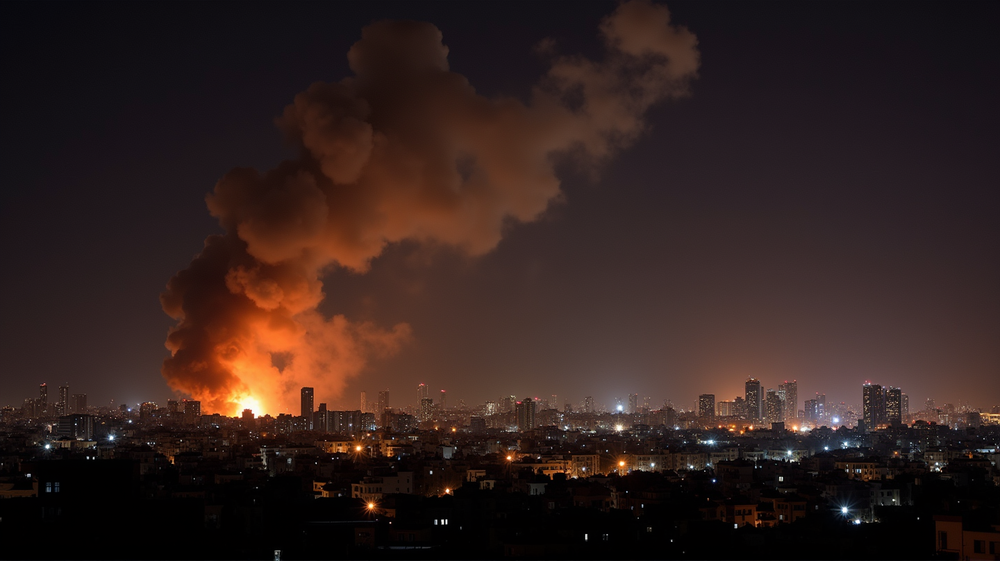 La Réponse Féroce de l'Iran : Traces de Missiles au-dessus d'Israël