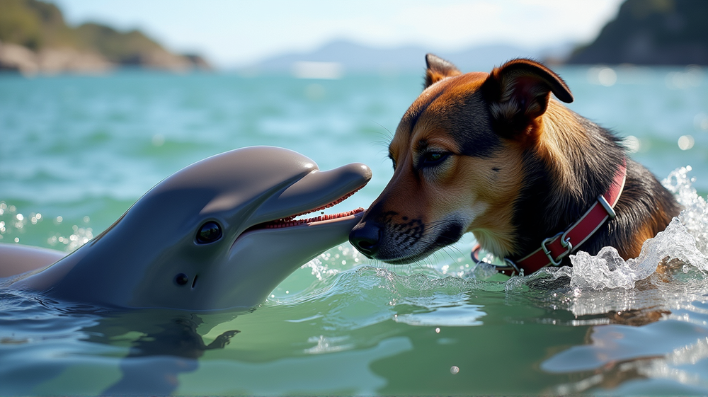 Héros Canins : Une Famille de Chiens Aide à la Conservation de Dauphins Rares