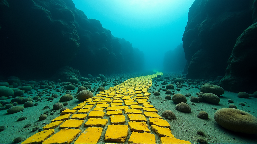 La Mystérieuse 'Route de Briques Jaunes' Sous-Marine Éveille la Curiosité Scientifique