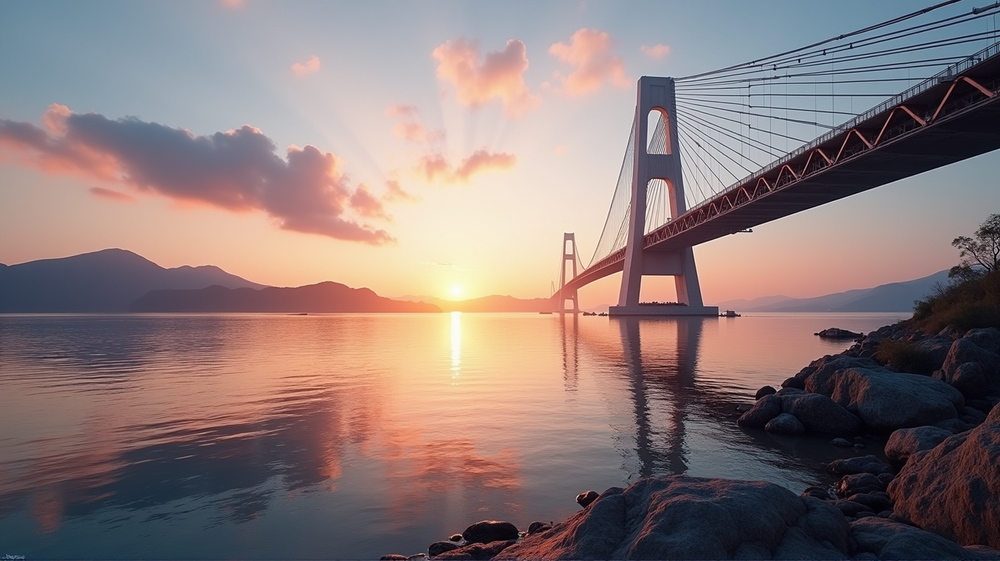 Le Pas Historique de l'Italie : Le Plus Long Pont Suspendu du Monde Franchit une Étape Clé