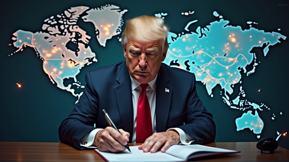 Tension des Tarifs : Trump Ébranle le Marché Boursier Américain et ses Partenaires Commerciaux