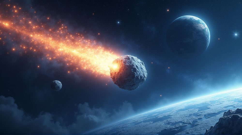 Comète Diable : Comment les Messagers Cosmiques Ont Pu Sculpter le Paysage Aquatique de la Terre