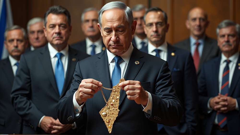 Les tensions diplomatiques s'enflamment autour du cadeau controversé du 'Grand Israël' de Netanyahu