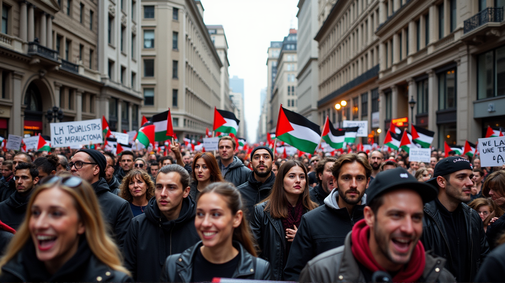 Le Pouvoir Militaire Irréductible d'Israël Rencontre la Solidarité Mondiale pour Gaza