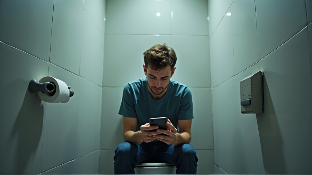 La Vérité Choquante : Votre Habitude de Téléphone aux Toilettes Pourrait Nuire à Votre Santé !