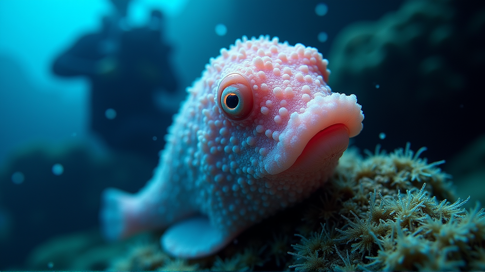 Dévoiler les Profondeurs : Découverte Remarquable du Mystérieux Poisson-Limace Bosselé
