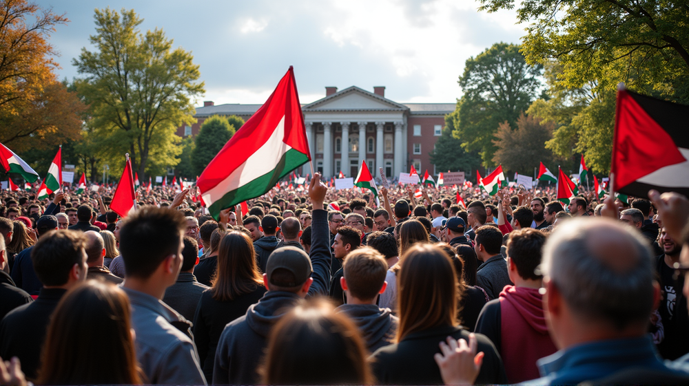 L'unité en scène : L'appel à la paix au Moyen-Orient de l'Université de Binghamton