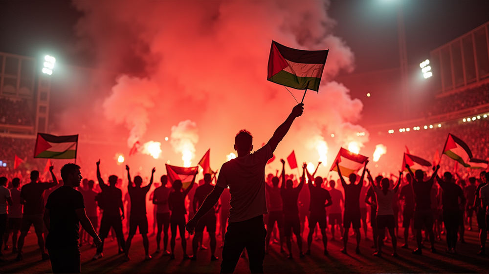 Les tensions s'enflamment lors de Norvège contre Israël : les manifestants intensifient l'atmosphère de la Coupe du monde