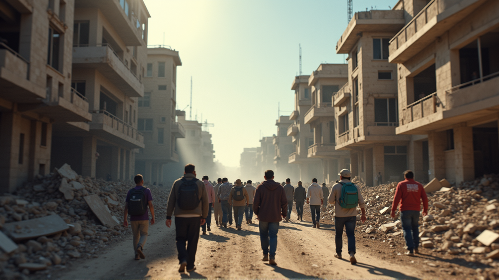 Retour Déchirant : Les Palestiniens Face à la Dévastation au Milieu de la Trêve à Gaza
