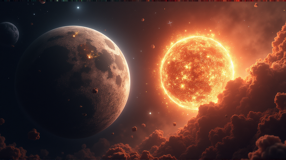 Démêler Théia : La Collision Cosmique Qui a Façonné la Terre et la Lune