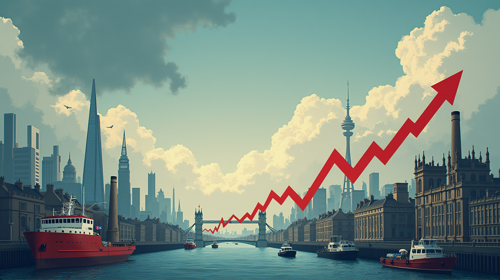 Revers de Situation : L'Économie Britannique se Contracte alors que l'Incertitude Plane