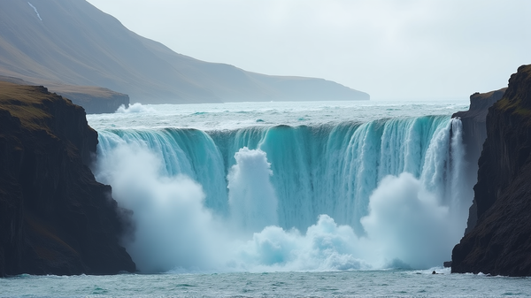 La Puissance Cachée des Méga-Tsunamis Propage des Ondes Sismiques Mondiales