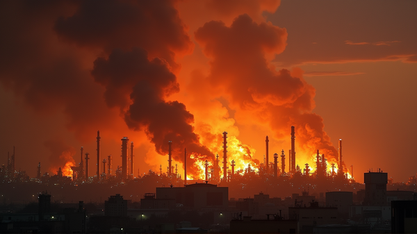 L'énergie du Moyen-Orient assiégée : Fumée, pétrole et tensions en hausse