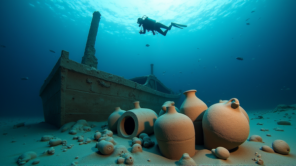 Épave Ancienne Émerge avec des Artéfacts Pristins : Une Plongée dans l'Histoire Maritime