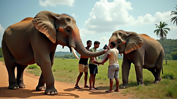 Selfies de Touristes et Snacks Sucrés : Un Mélange Mortel pour les Éléphants