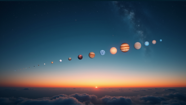 Découvrez le Spectacle Céleste de Six Planètes : Guide du Défilé Planétaire d'Août