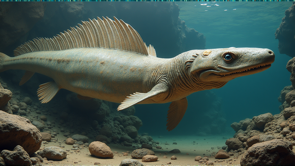 Fossile d'ichtyosaure de 220 millions d'années découvert au Japon