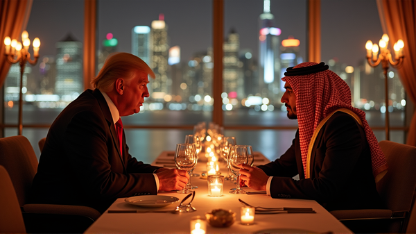 Derrière des Portes Closes: Le Dîner Secret de Trump et du Premier Ministre Qatari au Milieu des Tourments du Moyen-Orient