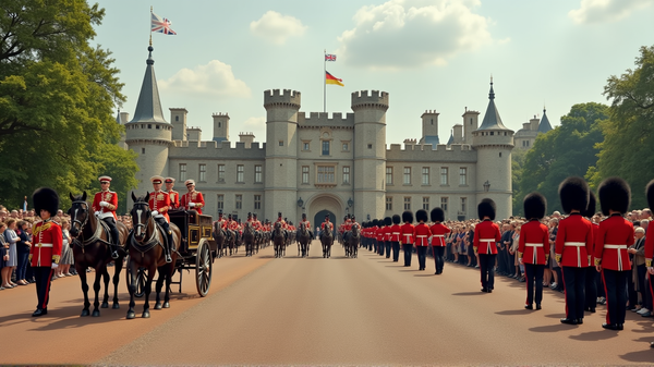 L'Accueil Somptueux du Roi Charles III : Le Retour Magnifique de Trump à Windsor