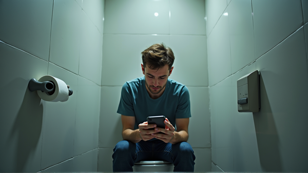 La Vérité Choquante : Votre Habitude de Téléphone aux Toilettes Pourrait Nuire à Votre Santé !