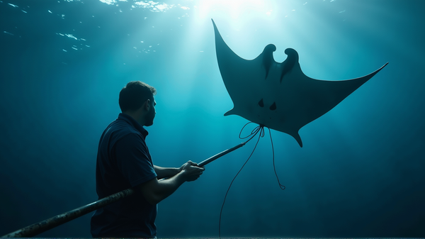 Une Grille Innovante par des Scientifiques et des Pêcheurs Pourrait Sauver les Raies Mantas Géantes