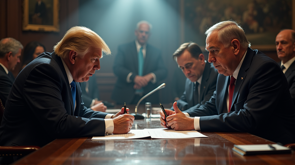 Le Monde Marchez Doucement : Le Gambit de Paix à Gaza de Trump Dévoilé