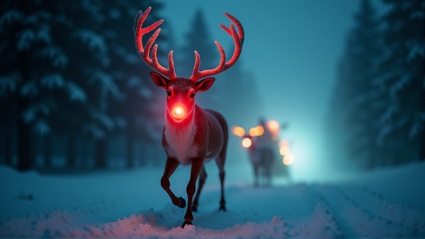 Le nez bioluminescent de Rudolph : la clé du succès de Santa ?